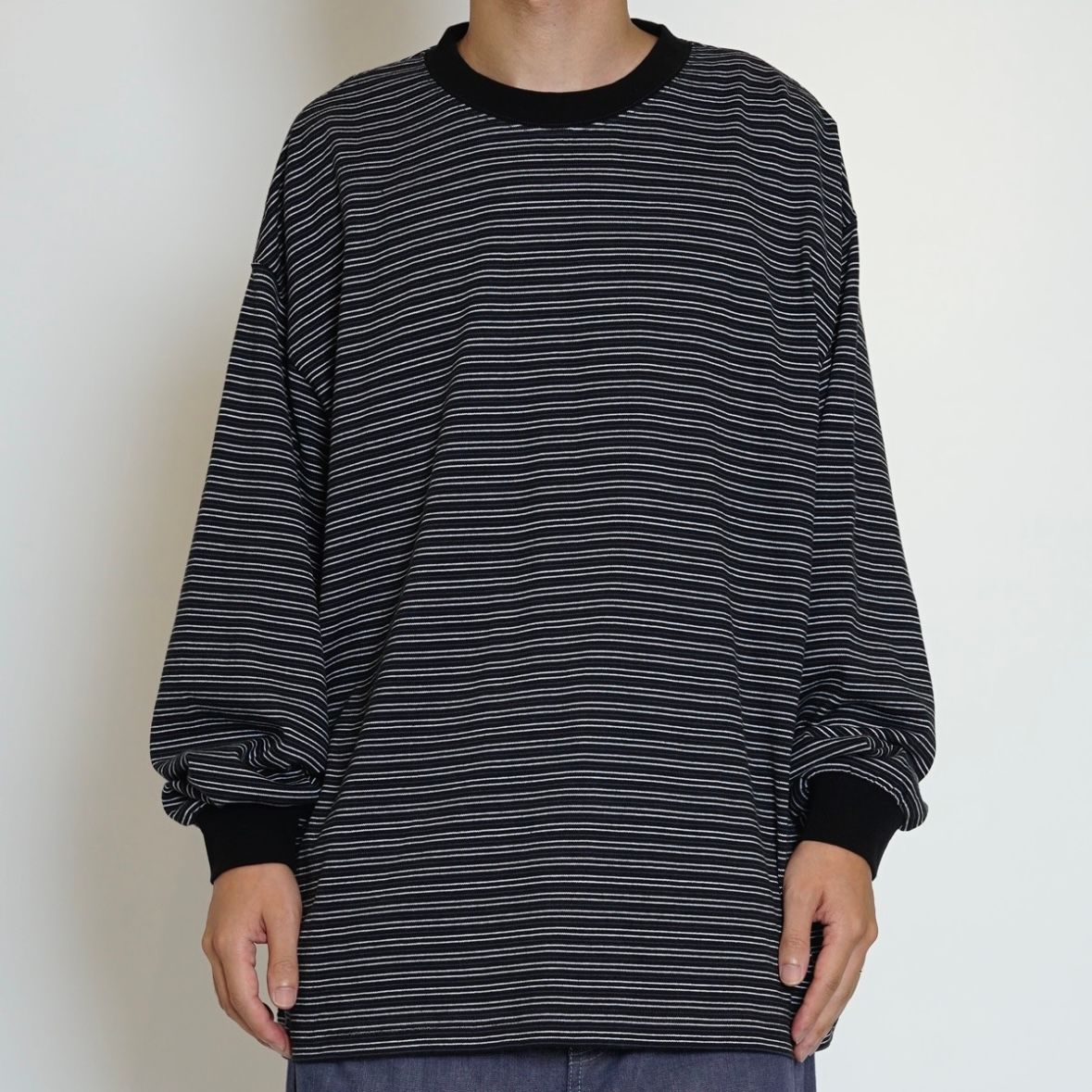 【残りわずか】Border Wide L/S Tee
