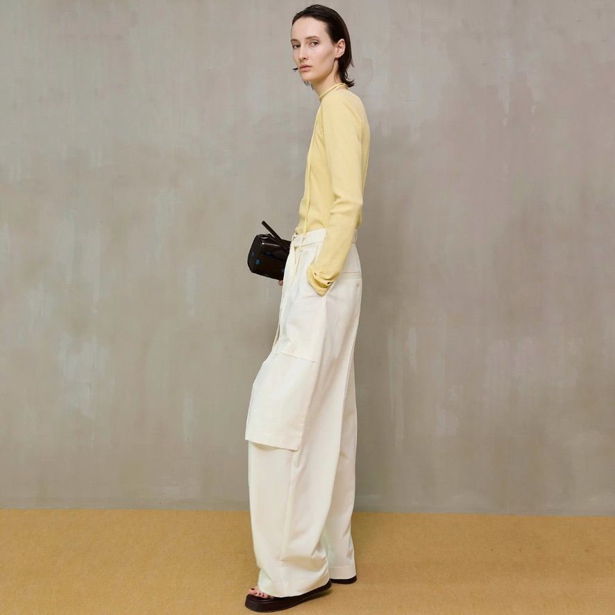 【残り一点】レイヤードリブトップス