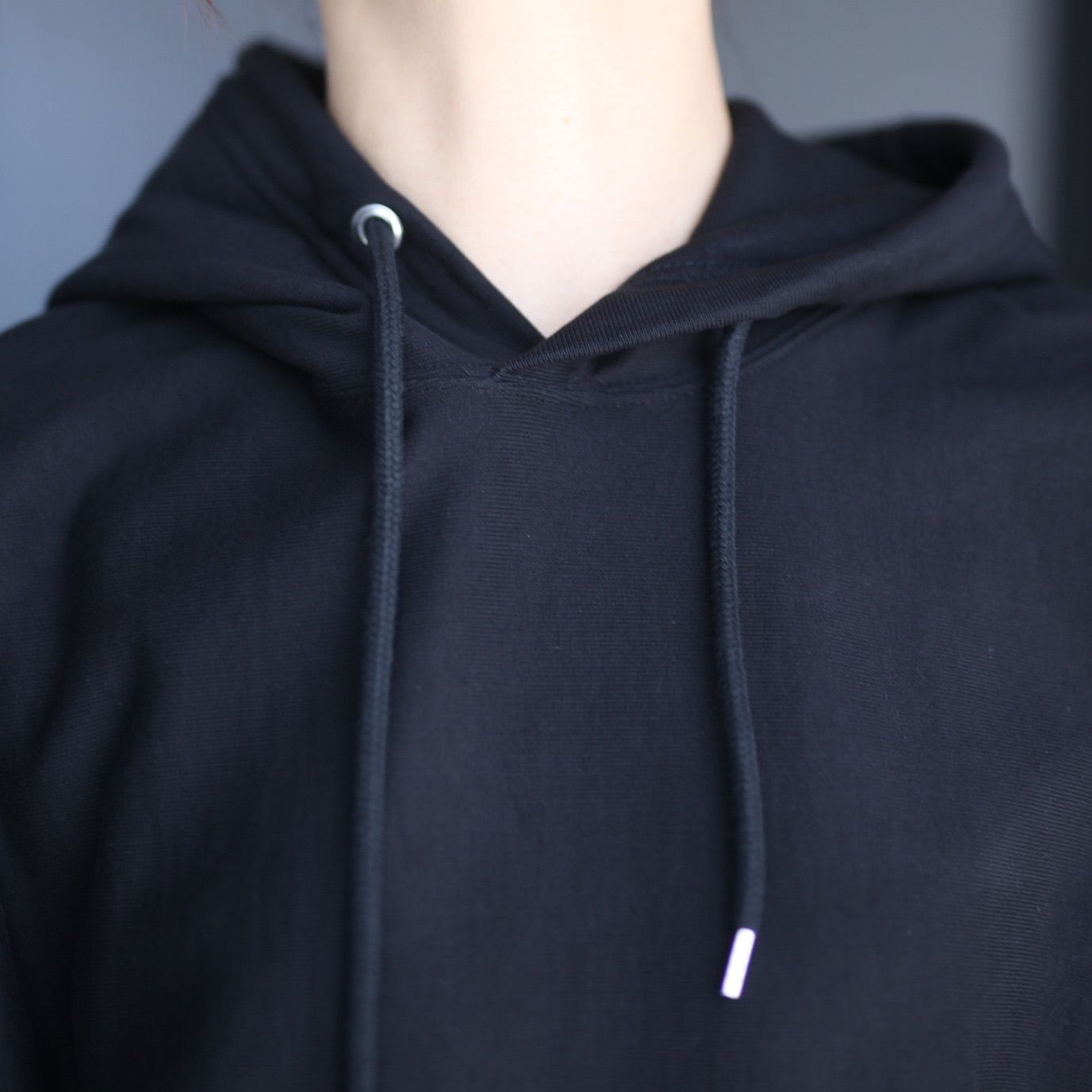 【残り一点】Leather Pocket Sweat Hoodie
