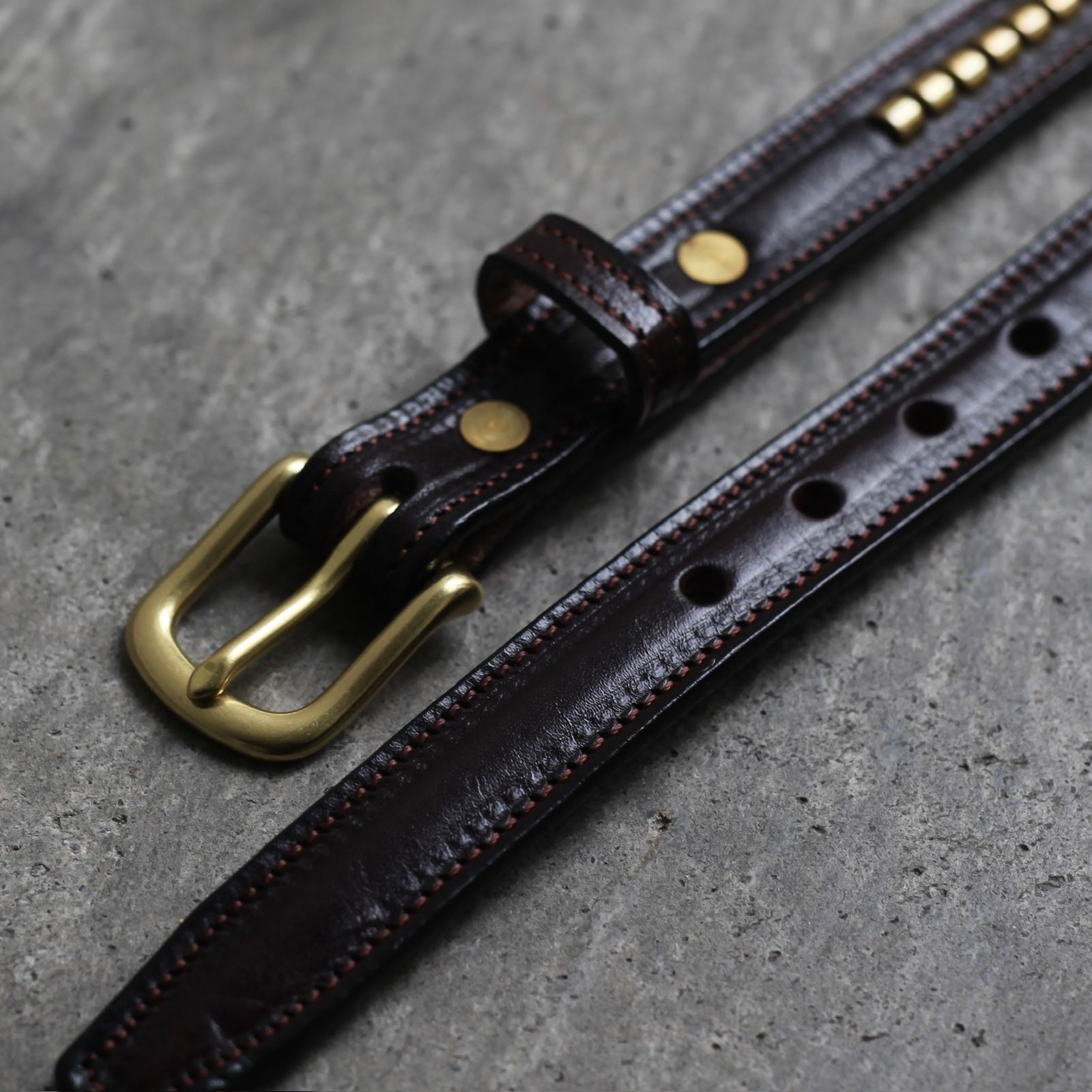 【残り一点】1 Clincher Belt(HAVANA×BRASS)