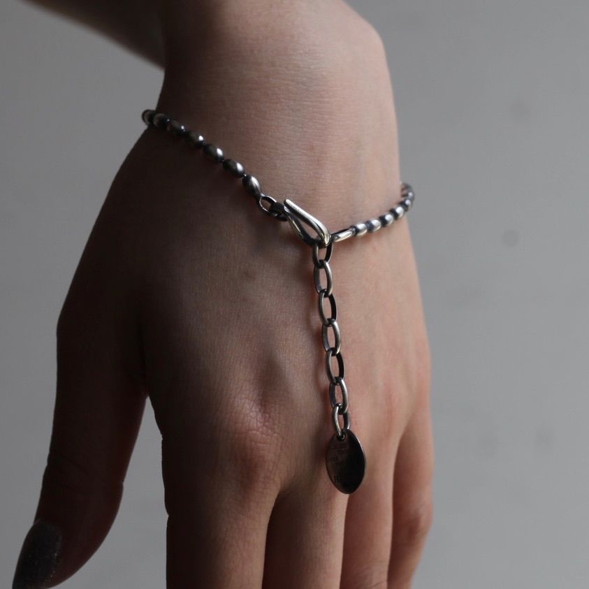 【お取り寄せ注文可能】Narrow Oval Bowl Chain Bracelet