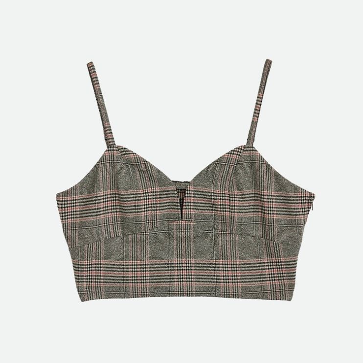 【残り一点】Check Bra Bustier