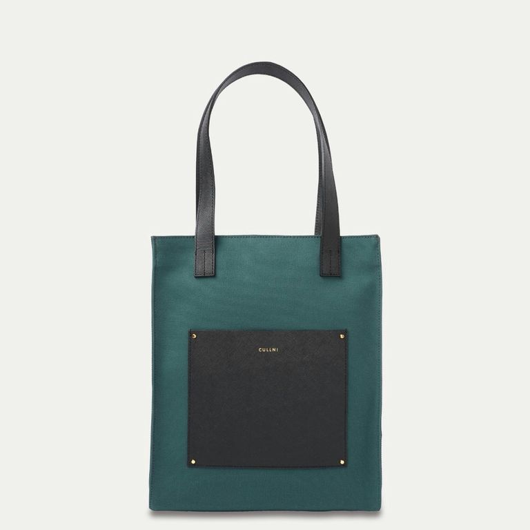 CULLNI - 【残り一点】Leather Pocket Canvas Mini Tote | ACRMTSM 