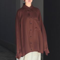 【残り一点】ウォッシャブルラグランオーバーシャツ