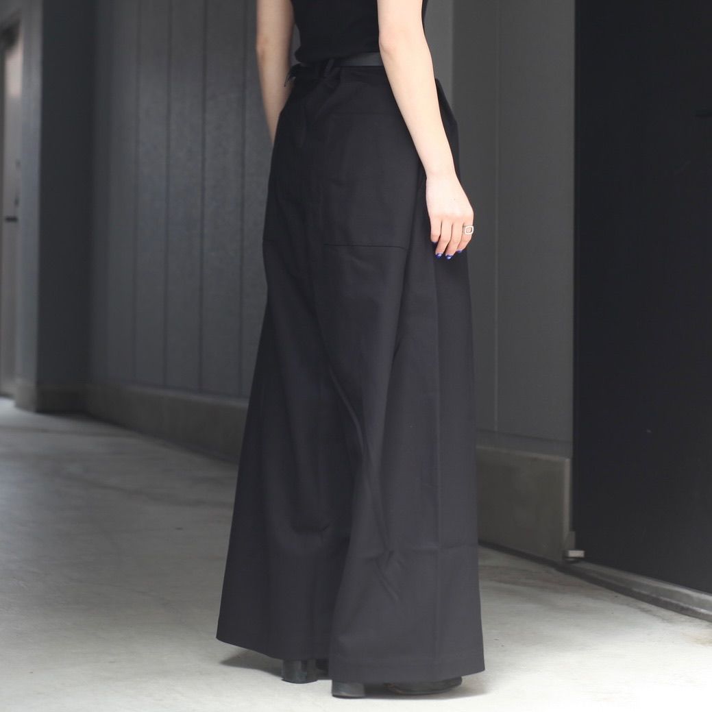 【残り一点】コットンツイルワイドパンツ