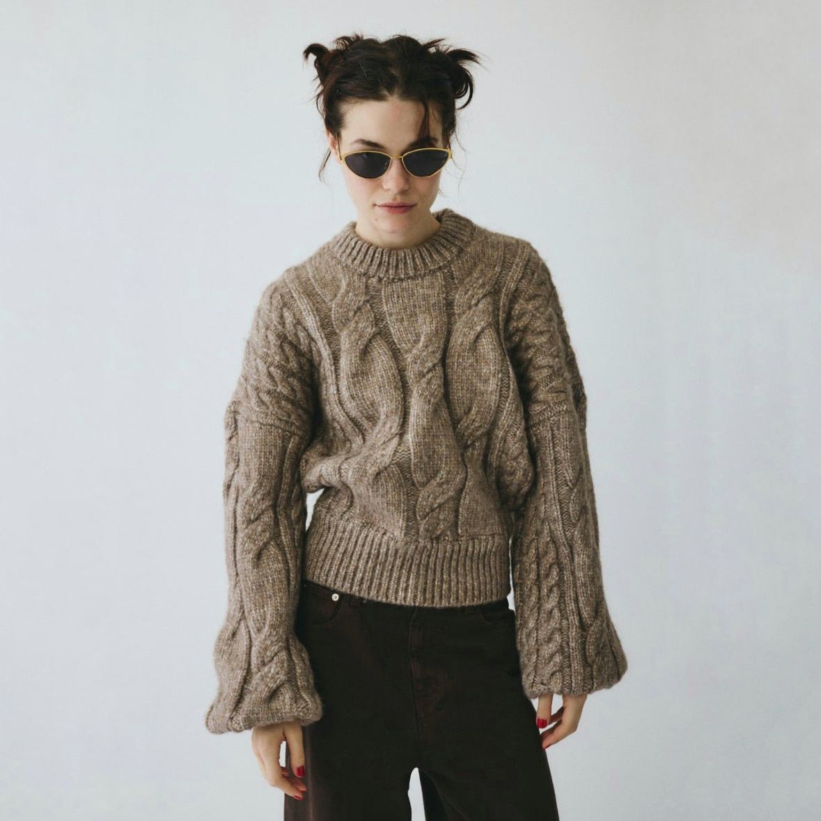 【残り一点】Mix Knit Tops