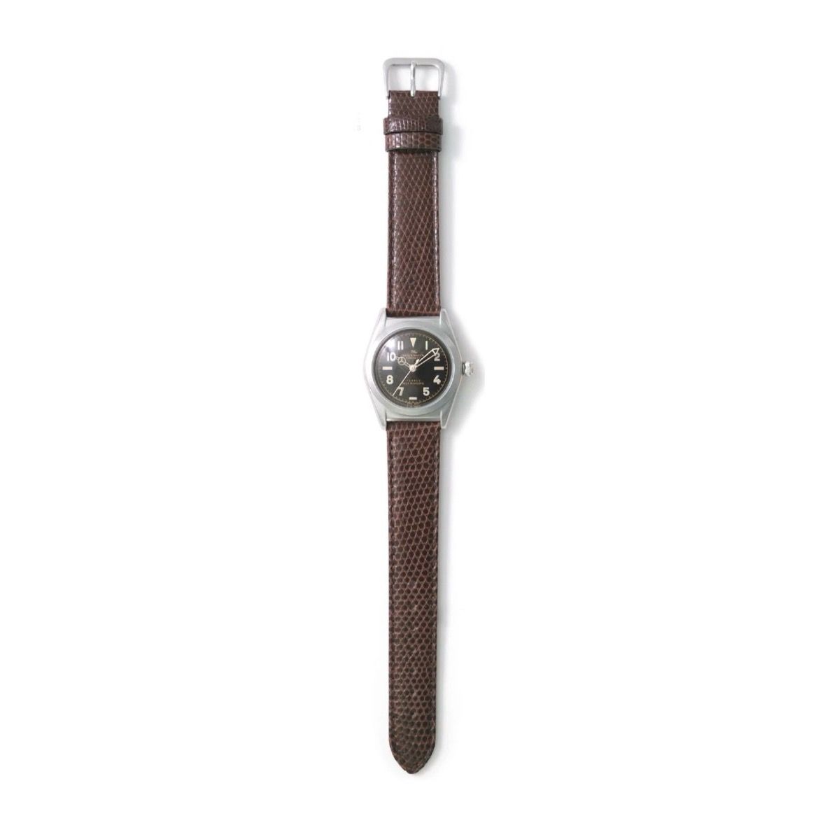 【残り一点】Vabble(STAINLESS STEEL/BLACK×LIZARD/DARK BROWN)