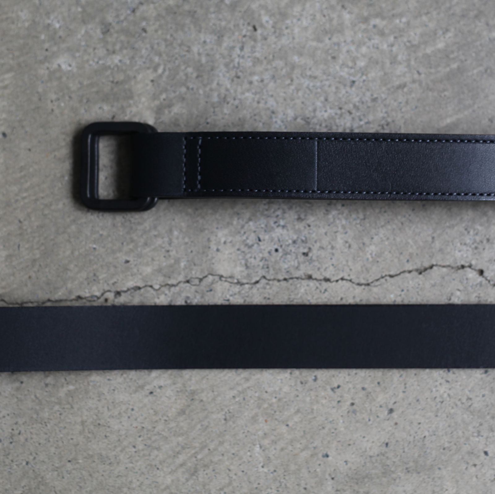 stein - 【残りわずか】Leather Belt(RECTANGLE BUCKLES) | ACRMTSM 