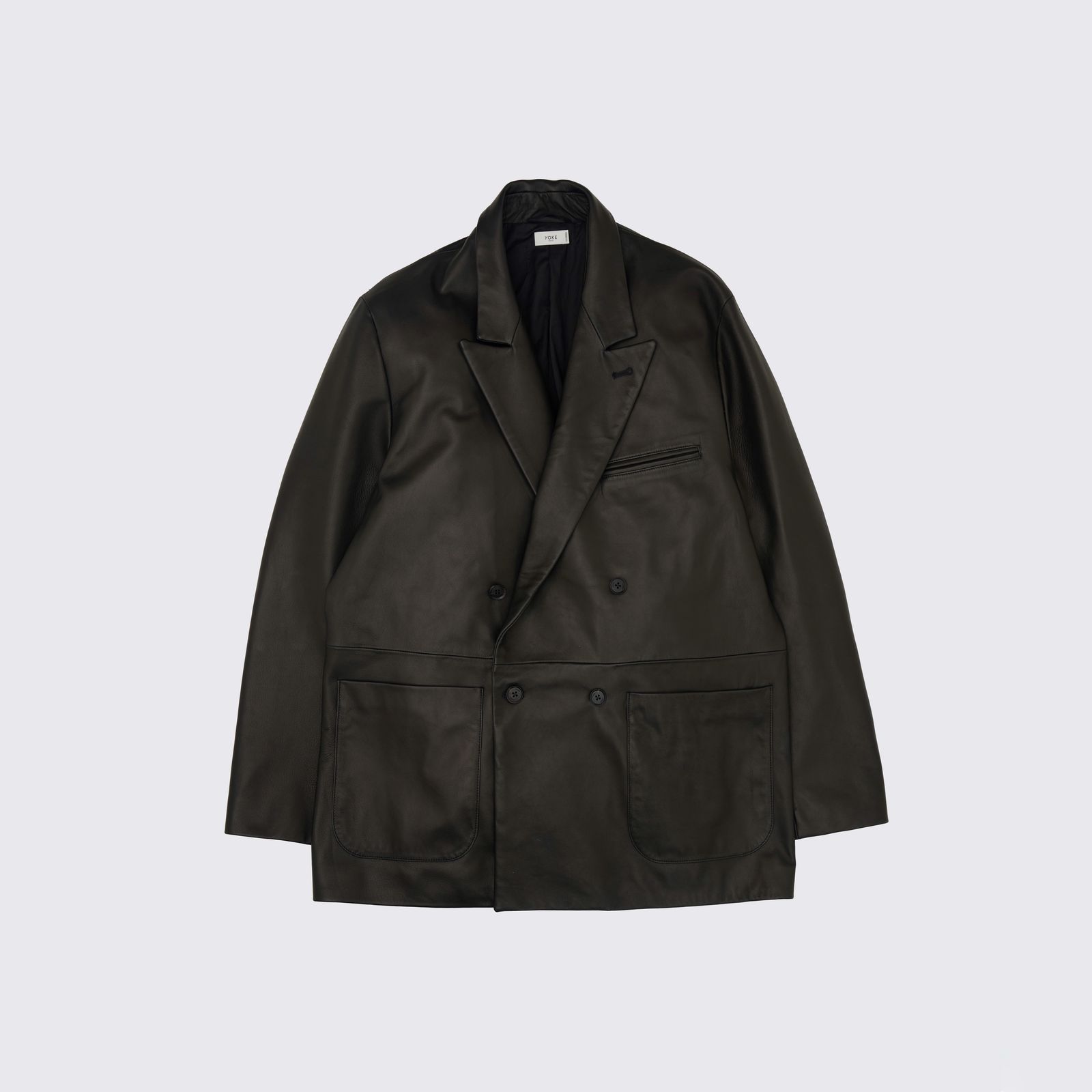 【残り一点】Sheep Leather Double Brested Blazer
