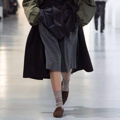 【残り一点】Wool/Cashmere Fleece Easy Short Trousers