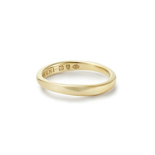 【お取り寄せ注文可能】K10 Narrow Ring_No.12(GOLD)