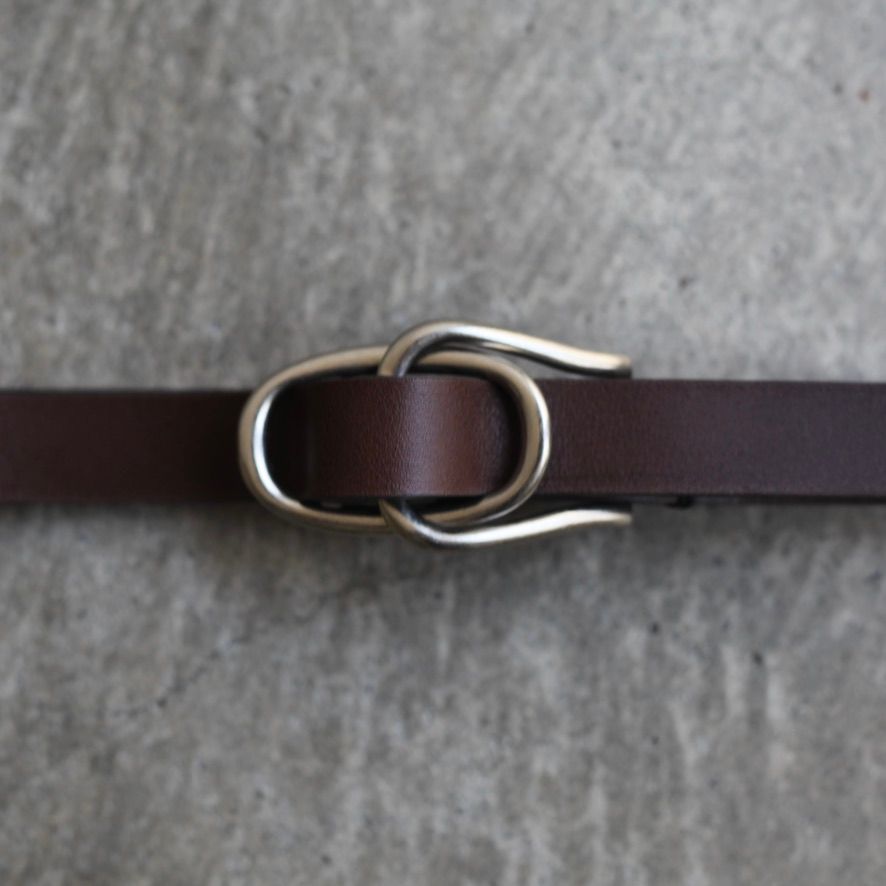 YOKE - 【残り一点】Double Buckle Leather Belt | ACRMTSM