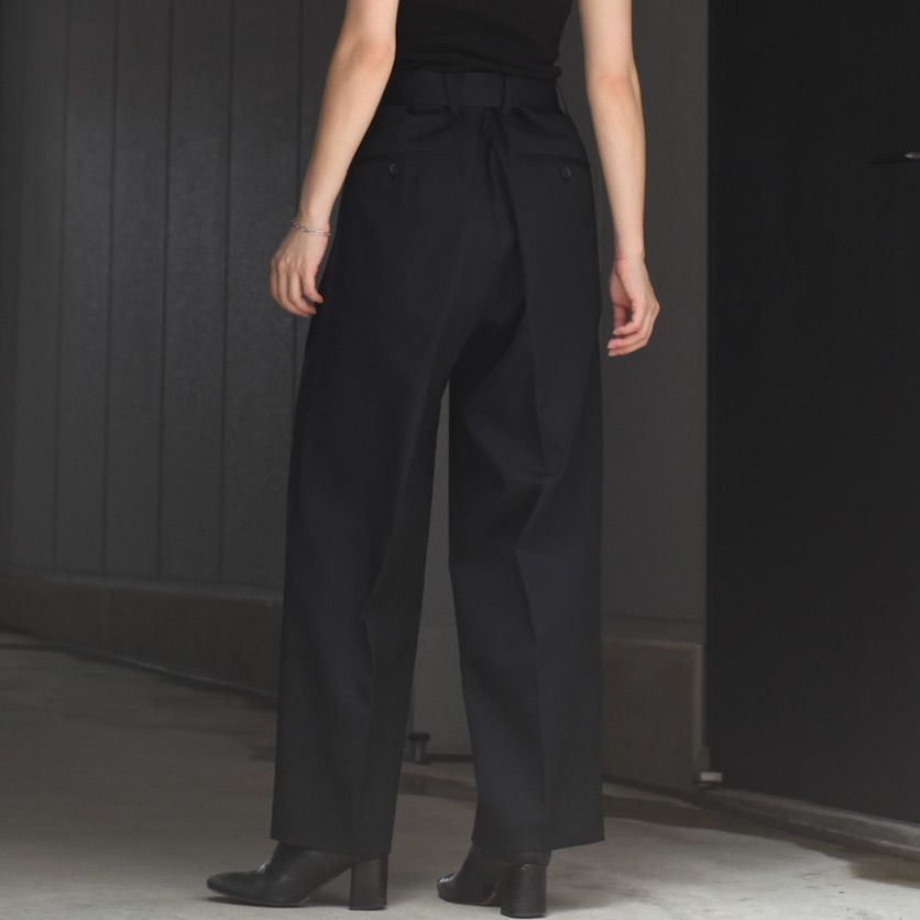 stein - 【残り一点】Belted Wide Straight Trousers | ACRMTSM ONLINE ...