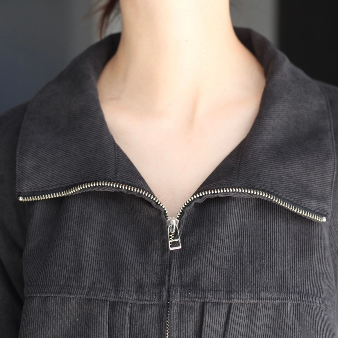 【残り一点】コーデュロイジップブルゾン