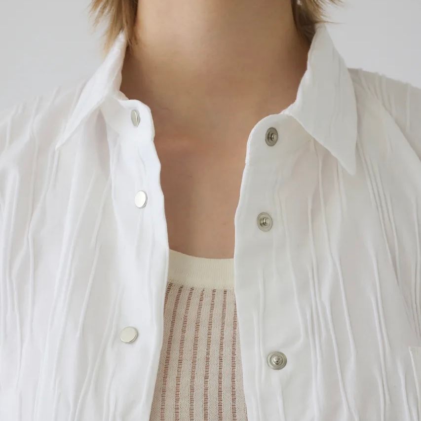 【残り一点】Tuck Pleats Back Volume SH