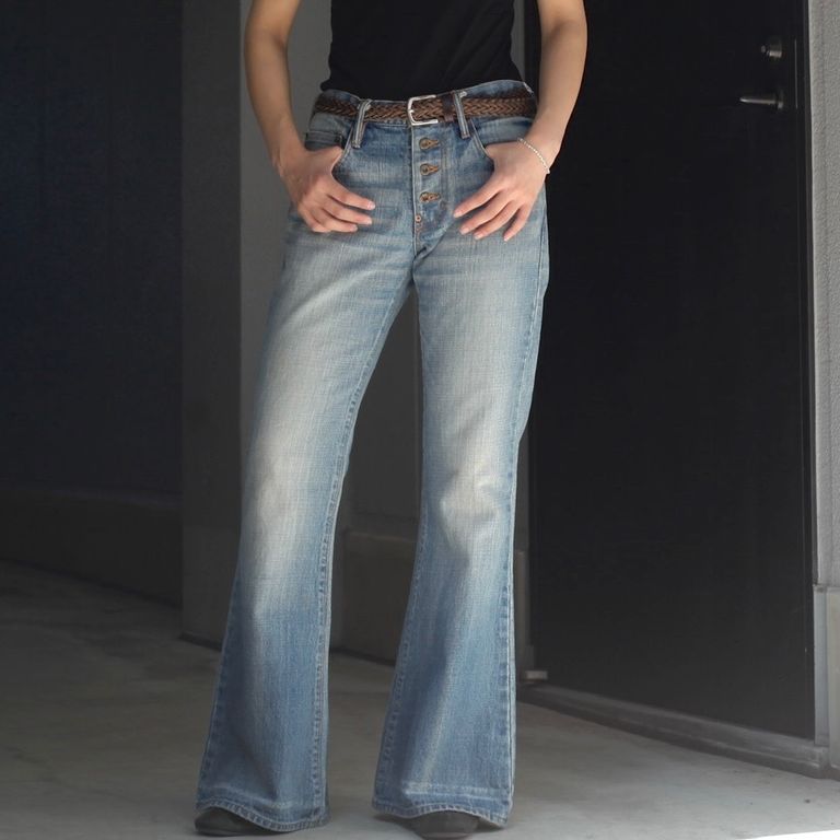 SUGARHILL - 【残りわずか】Faded Bell Bottom Denim Pants | ACRMTSM 