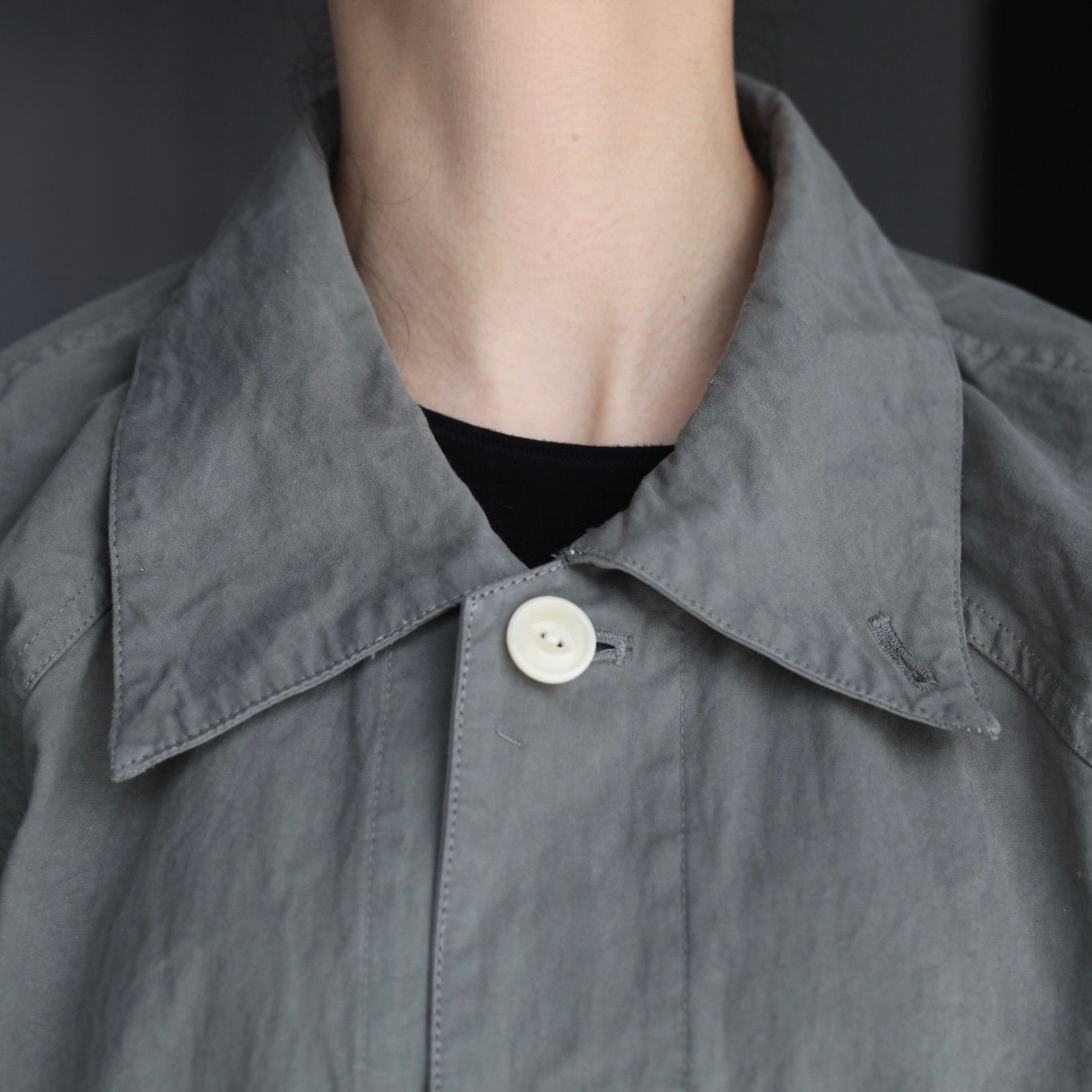 【残り一点】ガーメントダイオーバーサイズブルゾン