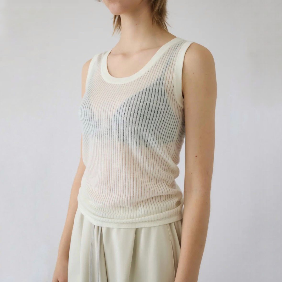 【残り一点】Needle Knit Tank Top
