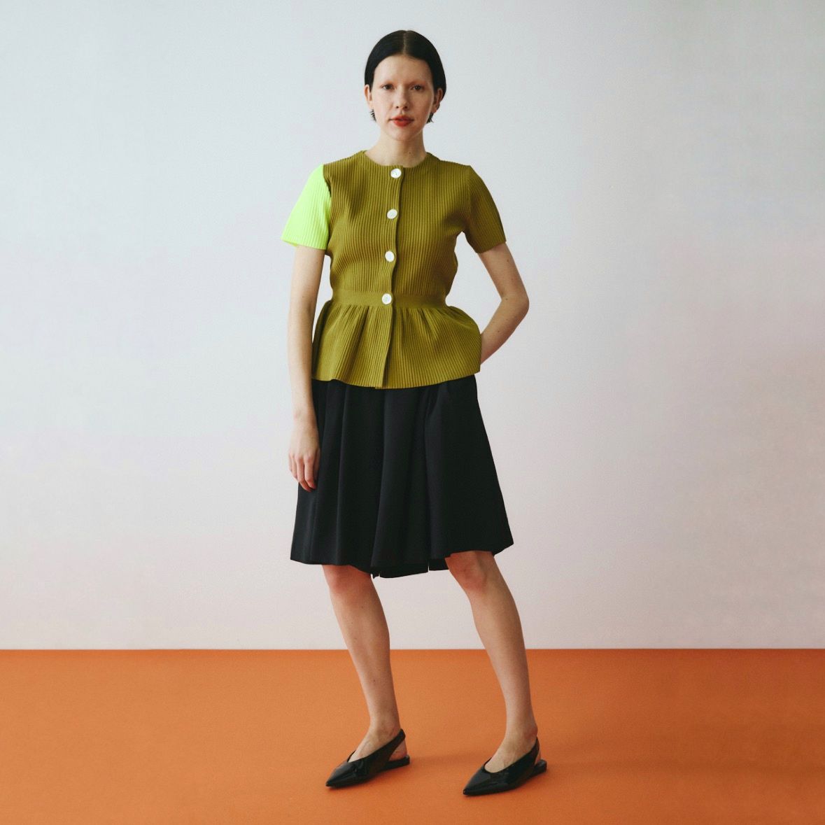 【残り一点】Flare Half Pants