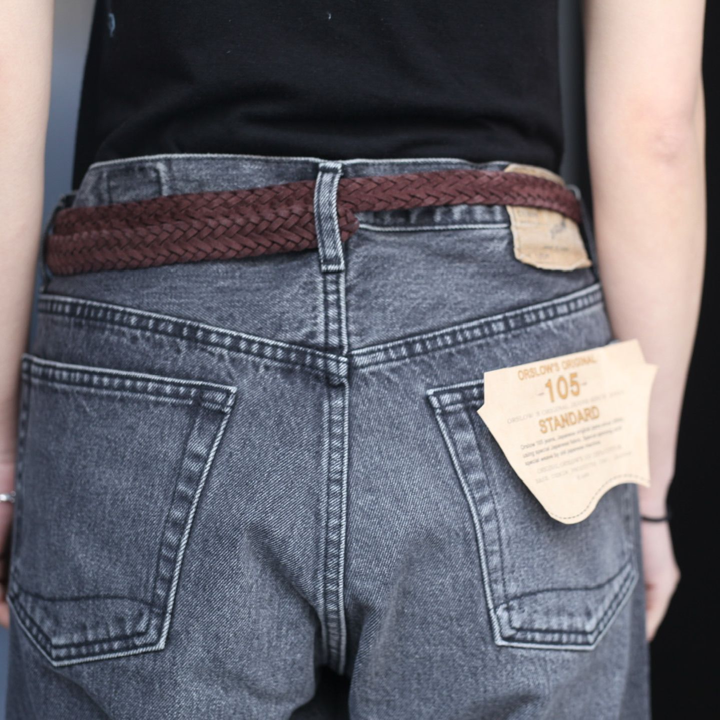 【残り一点】105 90's Black Denim(STONE WASH)