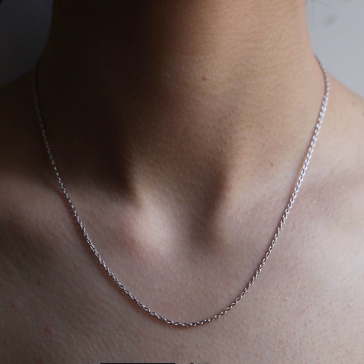 【残り一点】Narrow Chain Necklace(SILVER)