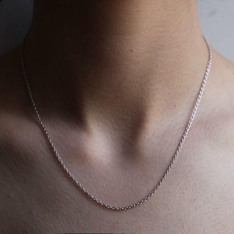 【残り一点】Narrow Chain Necklace(SILVER)