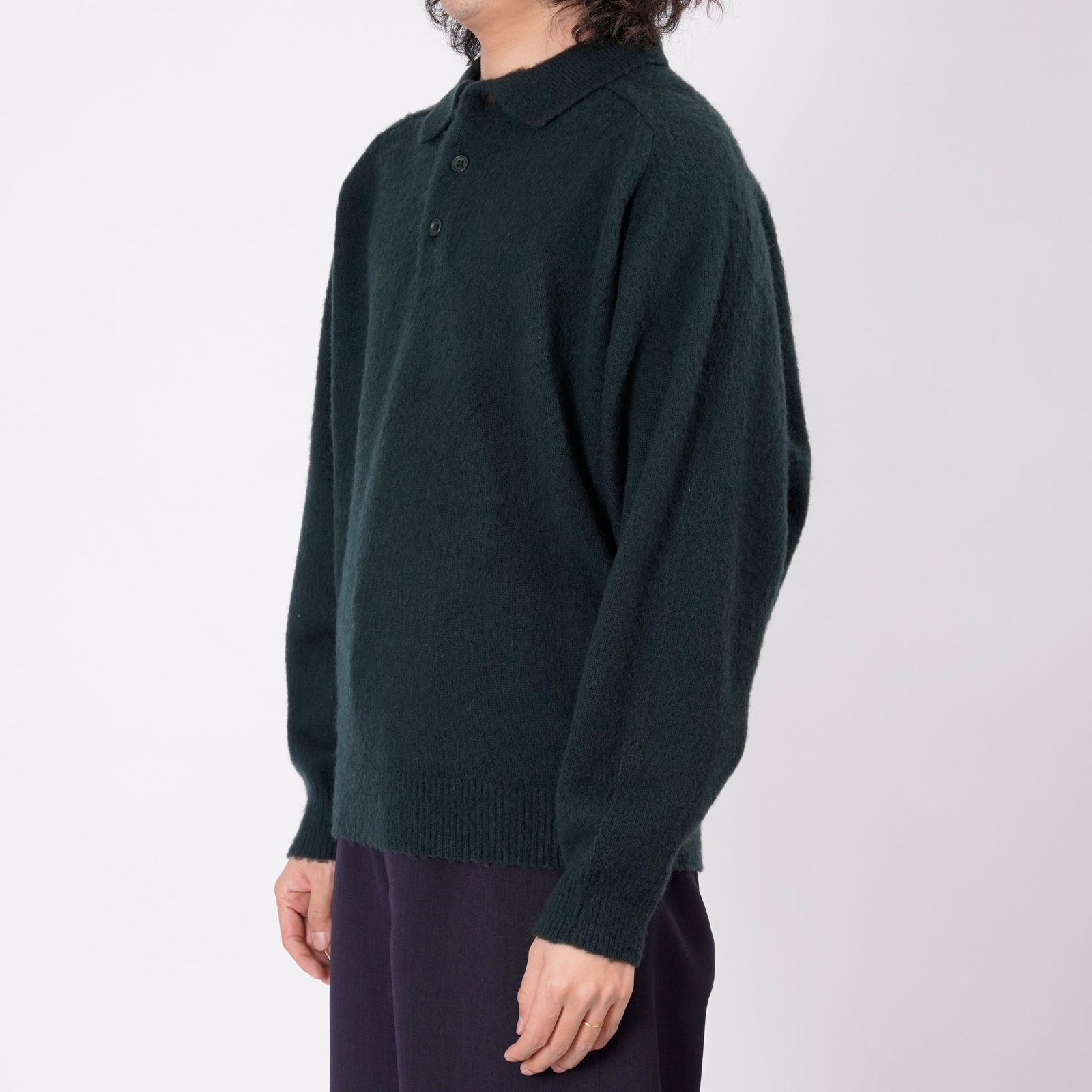 【残り一点】Shaggy Polo Knit