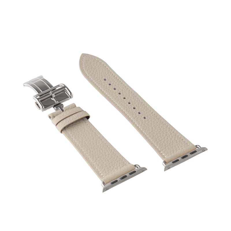 【再販売通知受付可能】Apple Watch Band(BEIGE×SILVER)