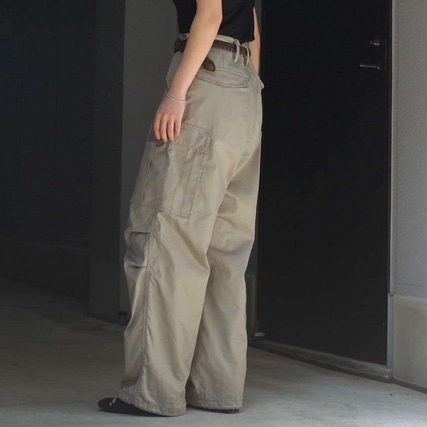 大注目】【大注目】sugarhill 22ss HERRINGBONEARMYCARGOPANTS ワーク