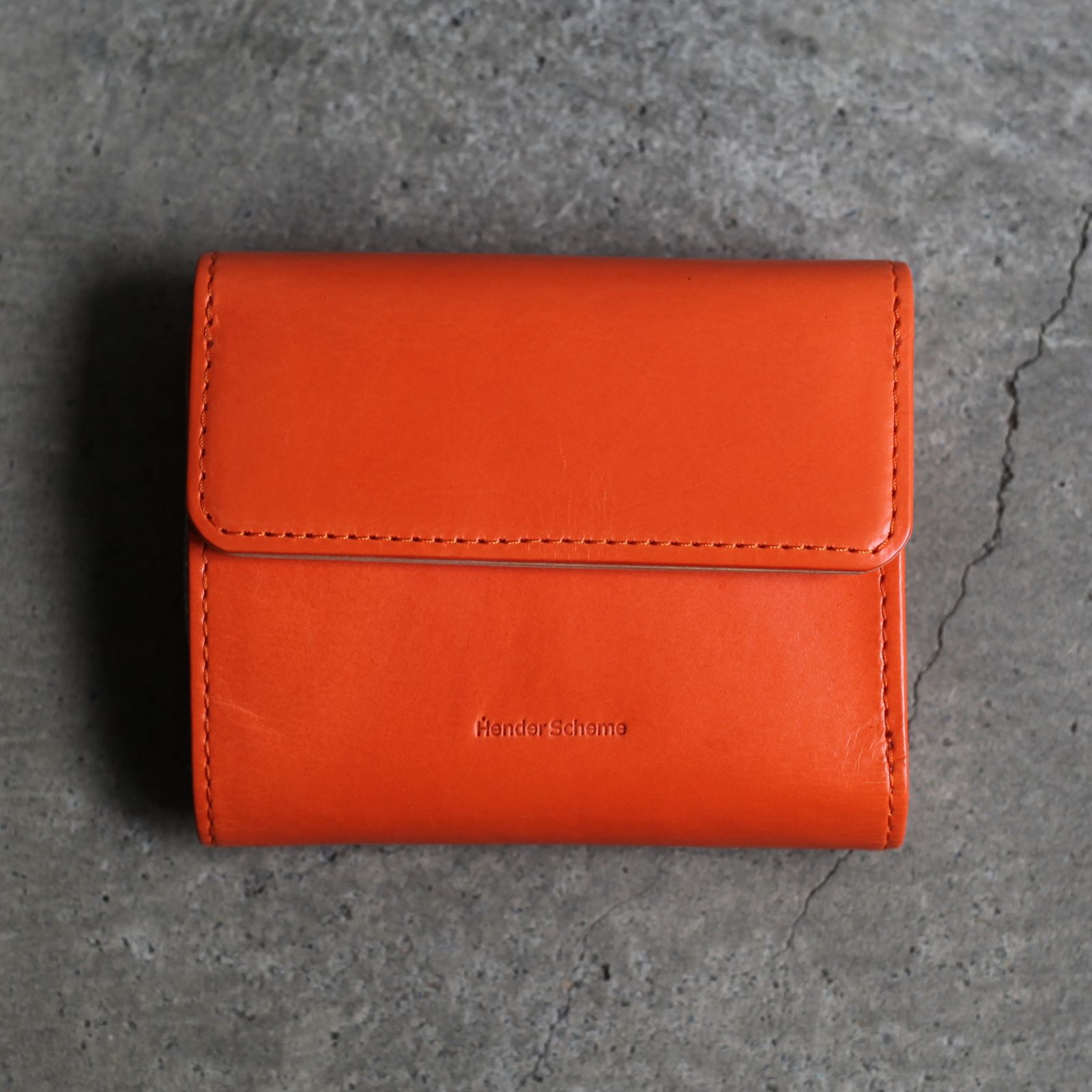 Hender Scheme - 【再販売通知受付可能】Bellows Wallet(ORANGE