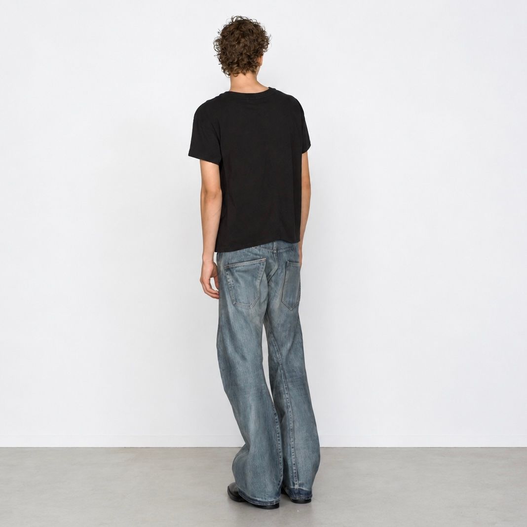 【残り一点】Pleated Half Sleeve T-Shirt