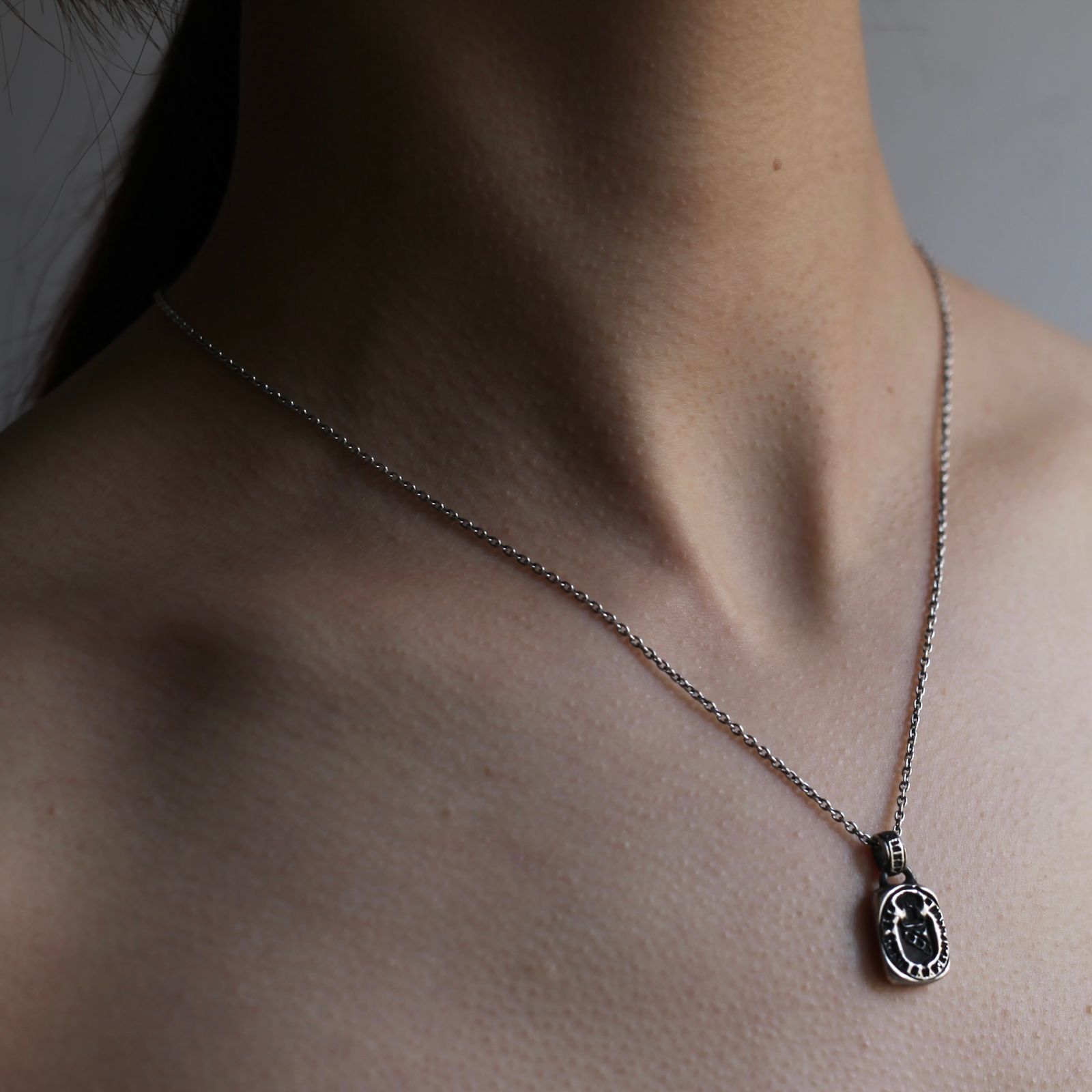 【お取り寄せ注文可能】Stamp Drop Pendant(SILVER)