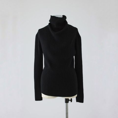 【残り一点】Back Shoulder Rib Knit Tops