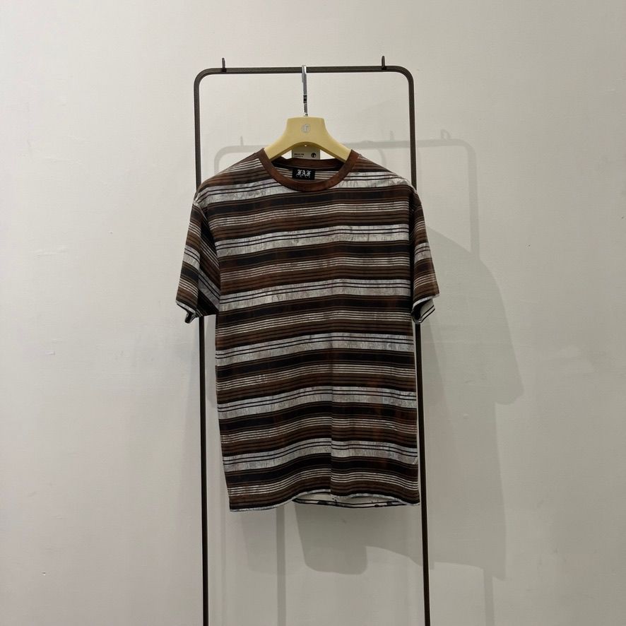 【残り一点】Cracked Stripe Tee