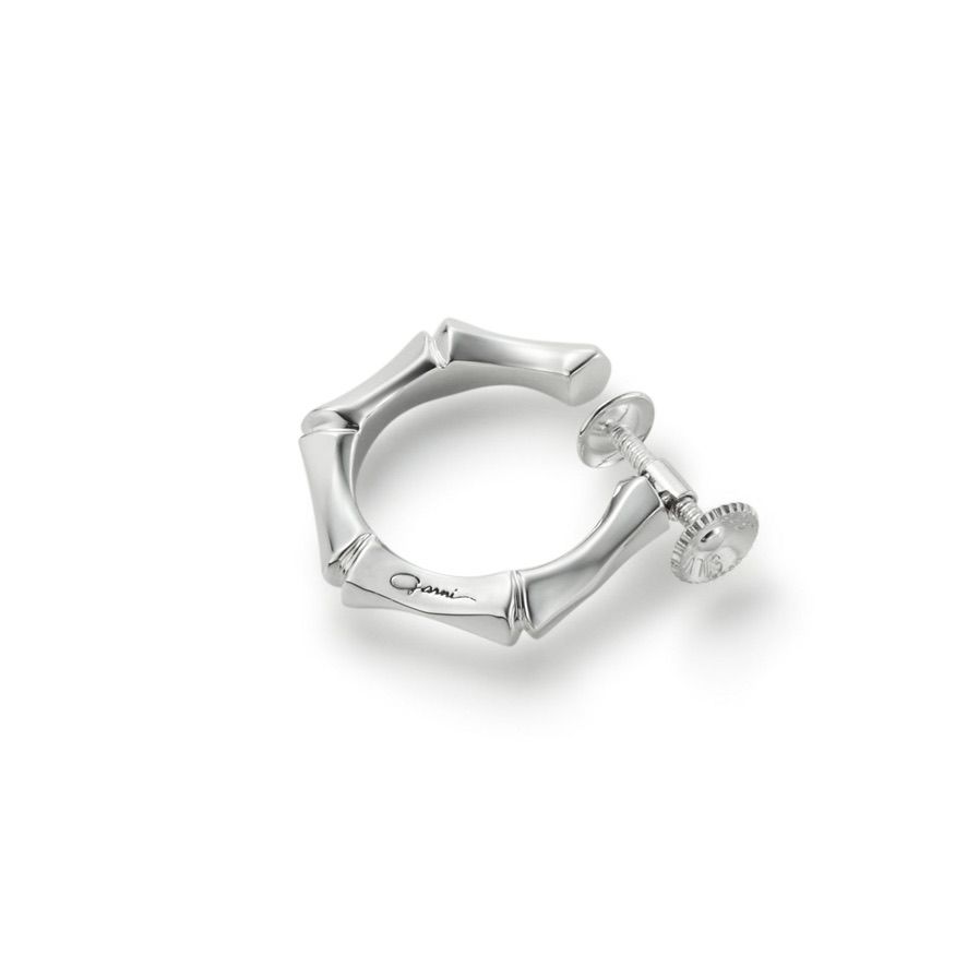 【お取り寄せ注文可能】Crockery Bamboo Earring(SILVER)