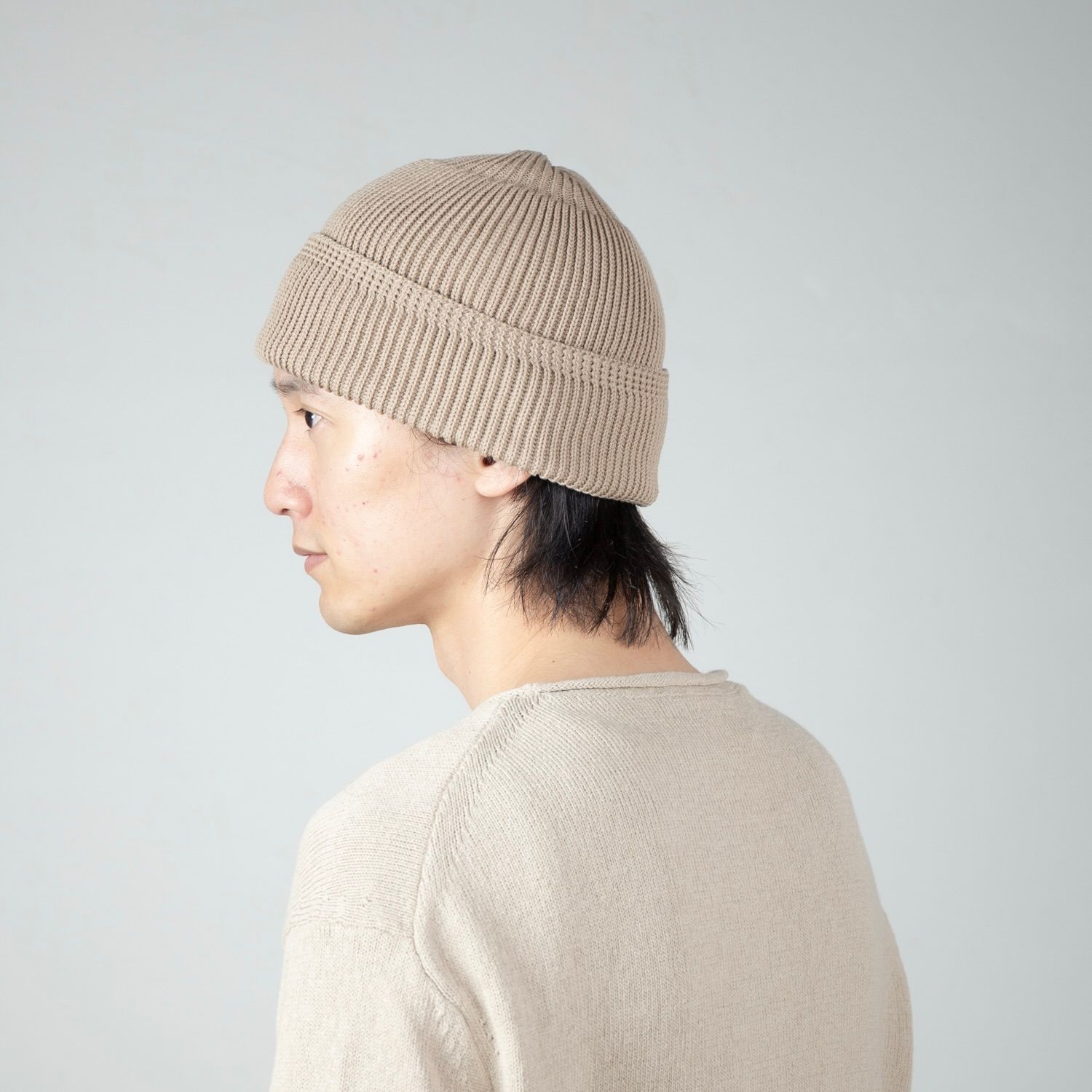 【残り一点】Cotton Acrylic Knit Beanie