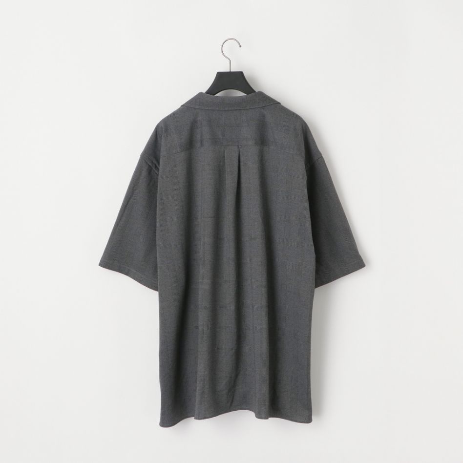 【残り一点】28G Loop Yarn Glen Check Ether Shirt
