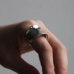 【残り一点】Streamline Ring Large(SILVER)