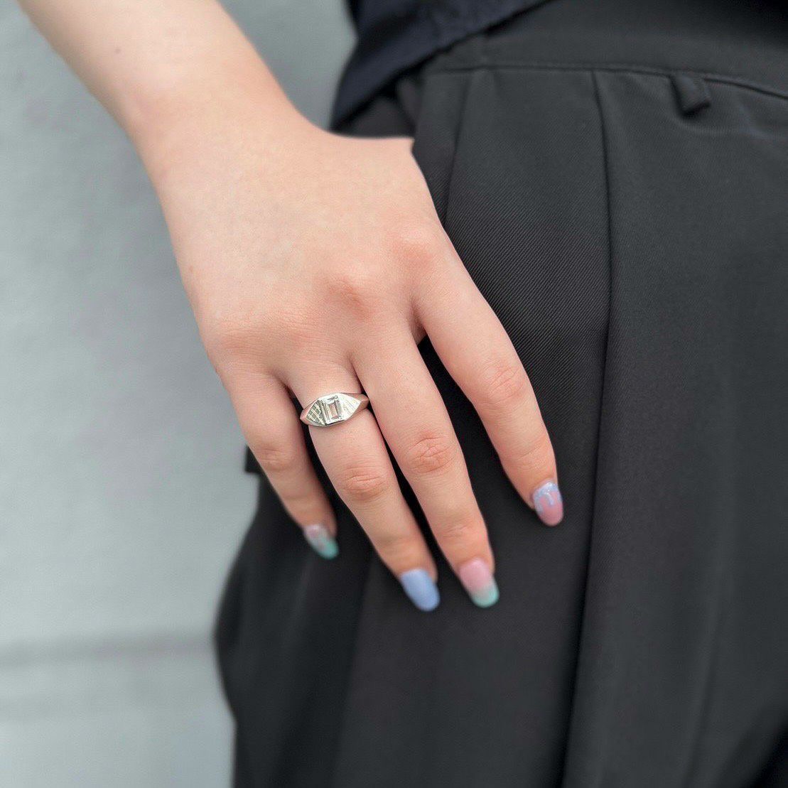 【お取り寄せ注文可能】Shine Pinky Ring(CLEAR)