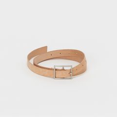 【残りわずか】Square Buckle Belt(NATURAL)