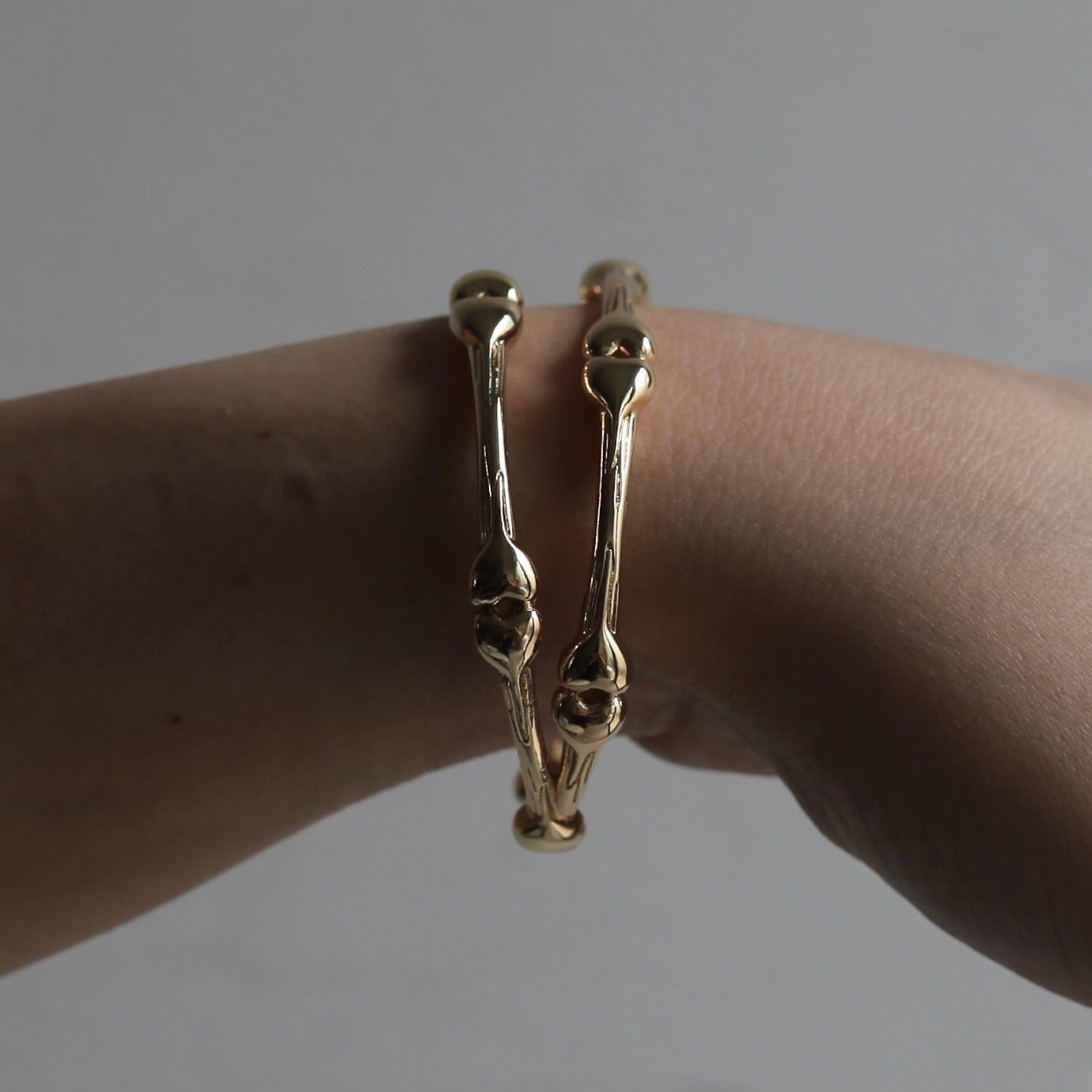 【残り一点】Bones And Blood Bracelet(GOLD)