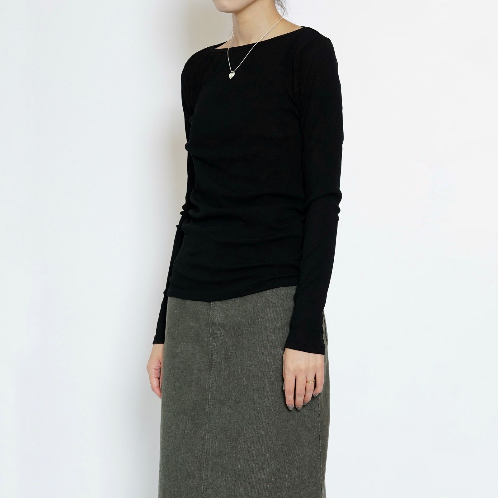 【残り一点】Sheer Teleco Boat Neck Top L/S