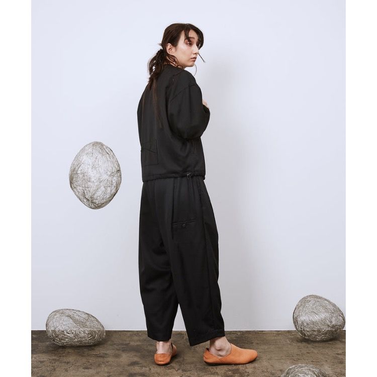 【最終値下げ】Dulcamara 『よそいきワンタックパンツ』 Dulcamara よそいきオーバータックパンツ・ブラック - tity