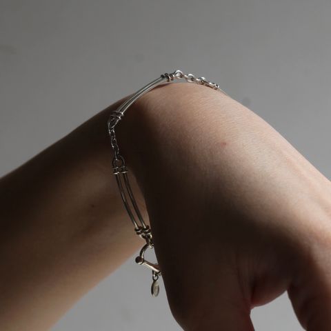 【残り一点】Parallel Bar Chain Bracelet/T-BAR