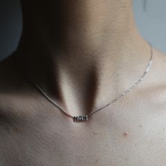 【残り一点】Mom Necklace 55cm(SILVER)