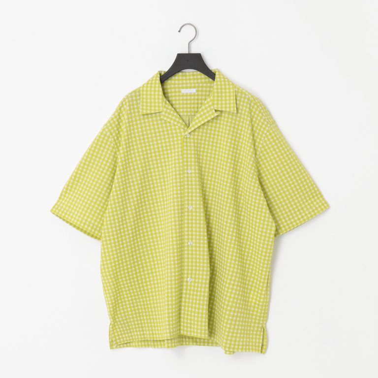 【残り一点】36G Wool Check Ether SS Shirt
