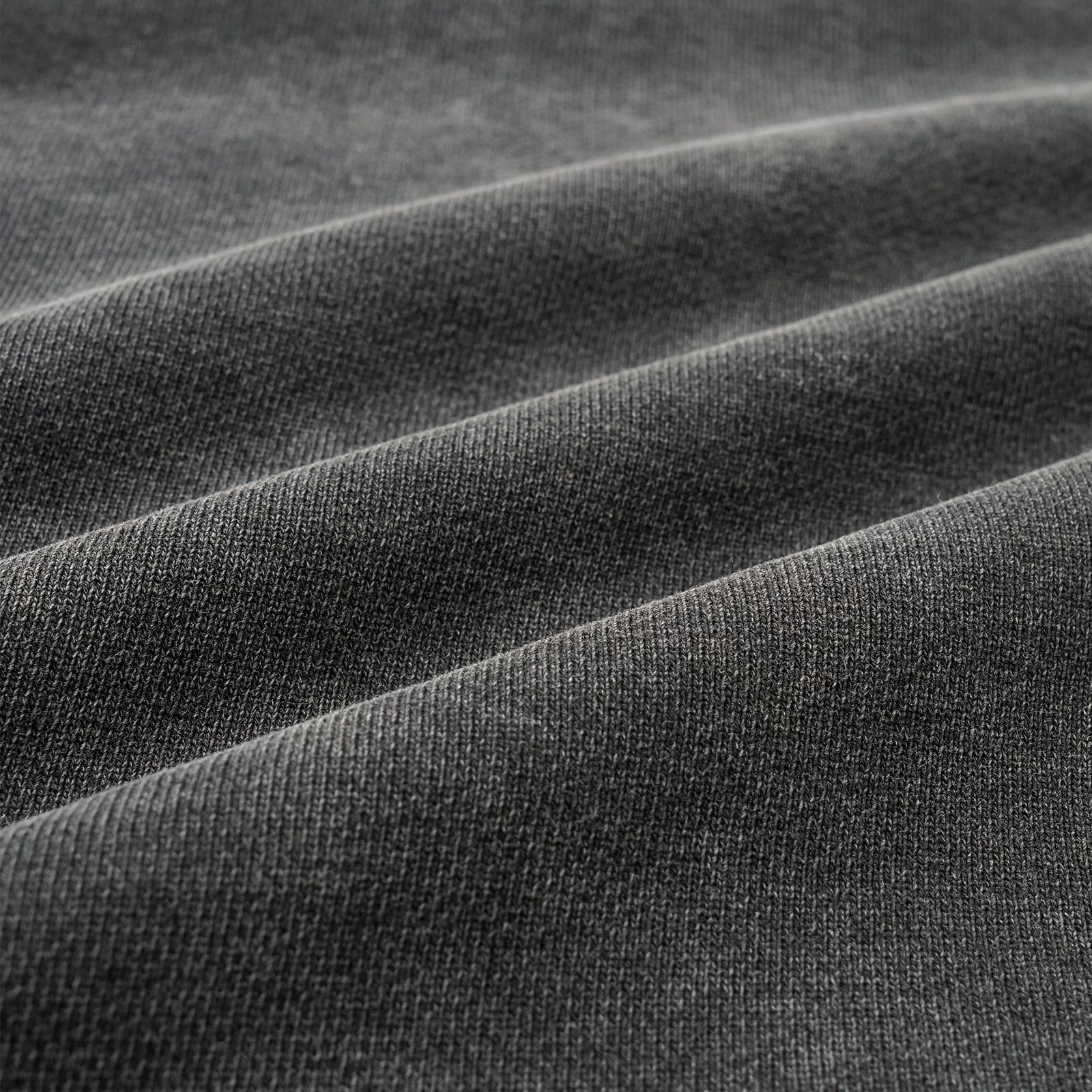 【残り一点】Washed Stand Collar Top with Denim Trim