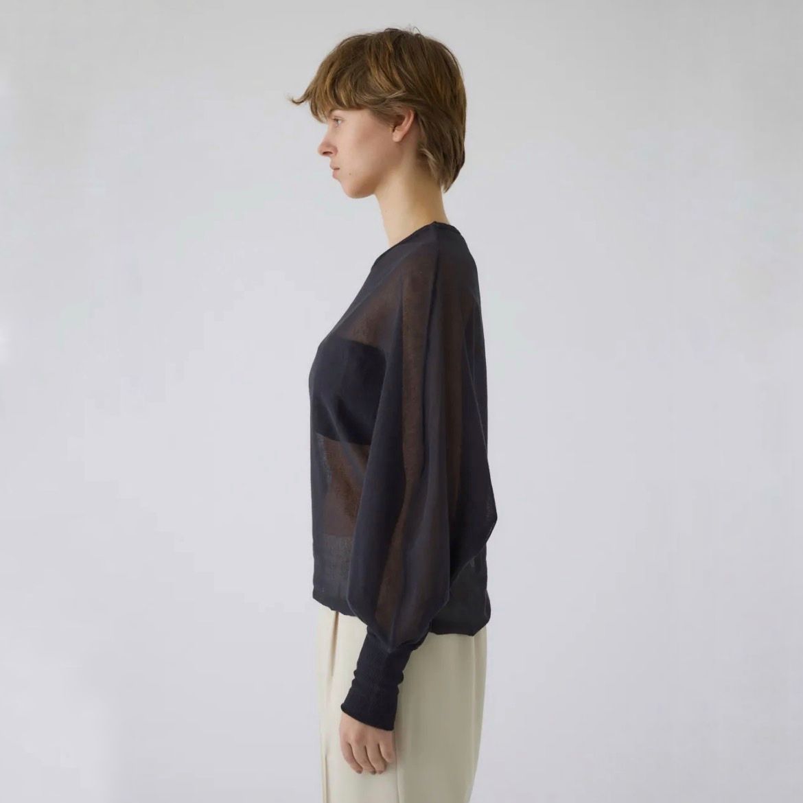 【残り一点】Sheer Dolman Knit Tops