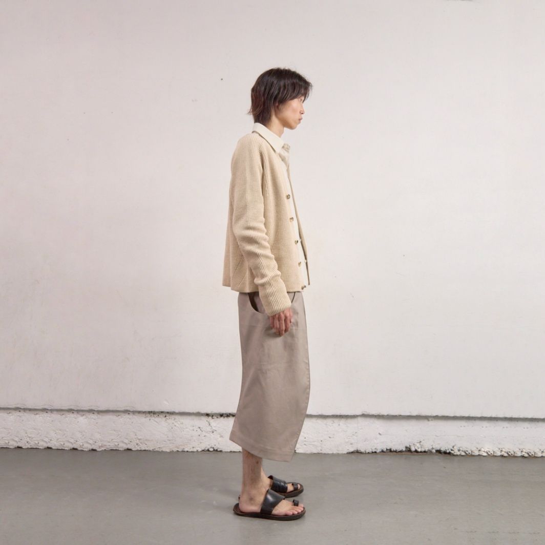 【残り一点】S Curved Utility Capri Trousers