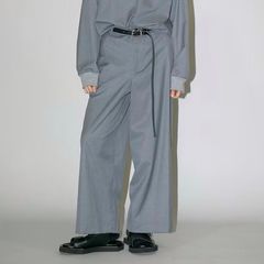 【残り一点】ウォッシャブルツイルワイドパンツ